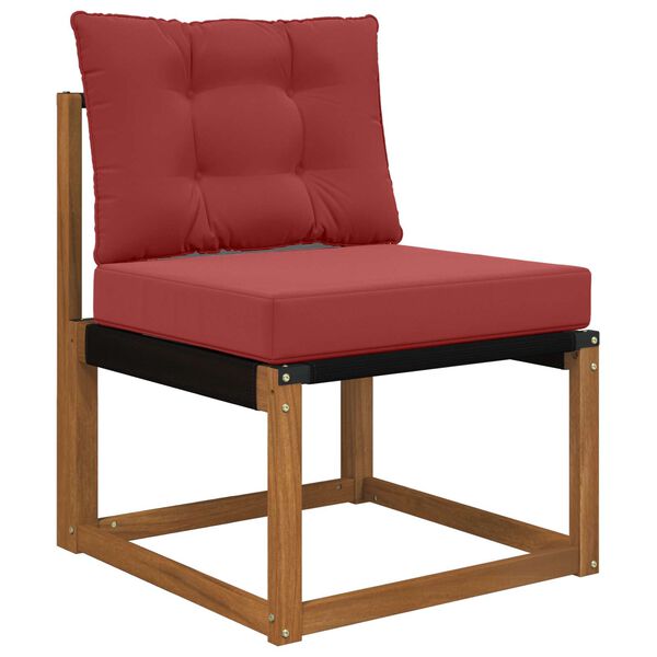 vidaXL Vank&uacute;&scaron; na vonkaj&scaron;iu pohovku 2 pcs v&iacute;novo červen&aacute; Polyester