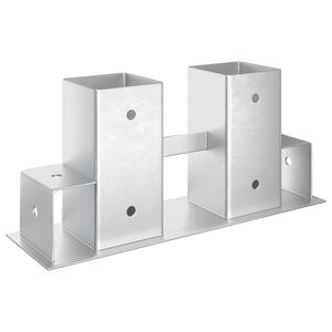 Pomocn&iacute;k na stohovanie dreva 12 pcs Strieborn&aacute; 34 x 10 x 15 cm Oceľ