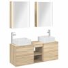 vidaXL Sada k&uacute;peľňov&eacute;ho n&aacute;bytku 5 pcs Dub sonoma
