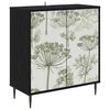vidaXL Serv&iacute;rovacia skriňa GOTHA Čierny dub 69 x 33 x 76 cm