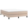 vidaXL Boxspring posteľ s matracom kapuč&iacute;nov&aacute; 140x200 cm umel&aacute; koža