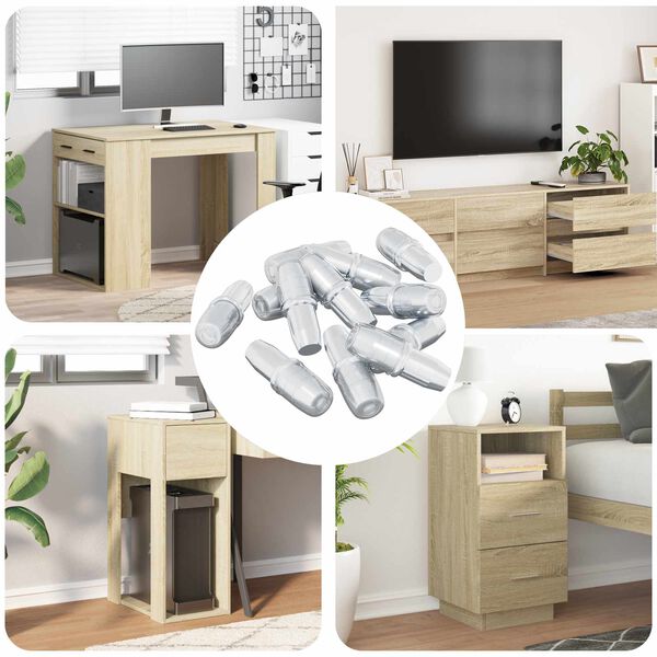 vidaXL Policov&aacute; klin 7200 pcs Strieborn&aacute; 7 x 16 mm Železo