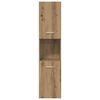 vidaXL 4-dielna sada k&uacute;peľňov&eacute;ho n&aacute;bytku dub artisan kompozitn&eacute; drevo