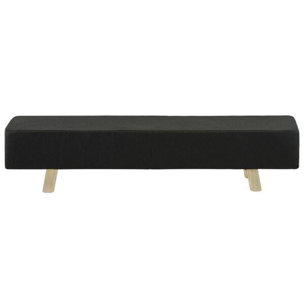 vidaXL Podnožka tmavosiv&aacute; 120x28x26 cm l&aacute;tkov&aacute;