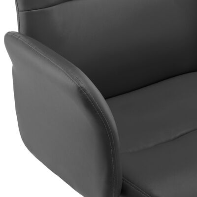 vidaXL Kancelárska stolička sivá umelá koža
