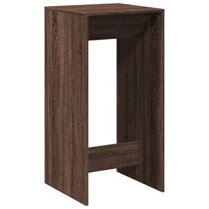 vidaXL Barov&yacute; st&ocirc;l hned&yacute; dub 51x50x103,5 cm kompozitn&eacute; drevo