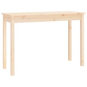 vidaXL Konzolov&yacute; stol&iacute;k 110x40x75 cm mas&iacute;vne borovicov&eacute; drevo