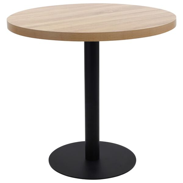vidaXL Bistro stol&iacute;k bledohned&yacute; 80 cm MDF