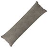vidaXL Podložka s vank&uacute;&scaron;om HOUTEN Svetlosiv&aacute; 40 x 145 cm Zamat