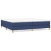 vidaXL Boxspring posteľ s matracom modr&aacute; 200x200 cm l&aacute;tka