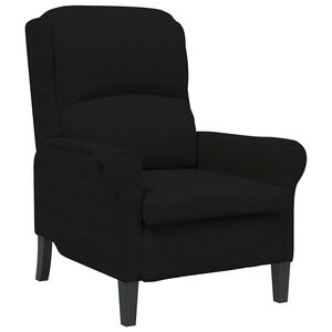 vidaXL kreslo Čierna 76 x 94 x 102 cm Mikrovl&aacute;kno