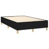 vidaXL Boxspring posteľ s matracom čierny 120x200 cm l&aacute;tka