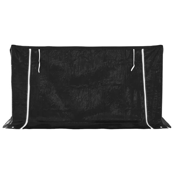 vidaXL Reg&aacute;l na krbov&eacute; drevo s pl&aacute;&scaron;tenkou 200,5x80,5x110,5 cm