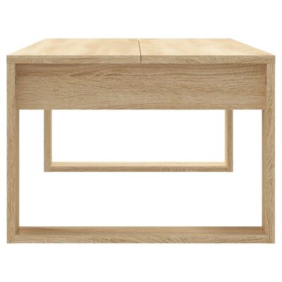 vidaXL Konferenčný stolík dub sonoma 102x50x35 cm kompozitné drevo