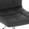 vidaXL Otočn&eacute; jed&aacute;lensk&eacute; stoličky 4 ks čierne umel&aacute; koža