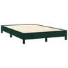 vidaXL Boxspring posteľ s matracom, tmavozelen&aacute; 120x190cm, zamat
