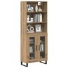 vidaXL Highboard Remeseln&yacute; dub 69,5 x 34 x 180 cm Kompozitn&eacute; drevo