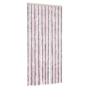 vidaXL Z&aacute;ves proti hmyzu strieborno-siv&yacute; a ružov&yacute; 90x200 cm ženilka