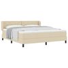 vidaXL Posteľ boxspring s matracom Kr&eacute;mov&aacute; 180 x 200 cm l&aacute;tka