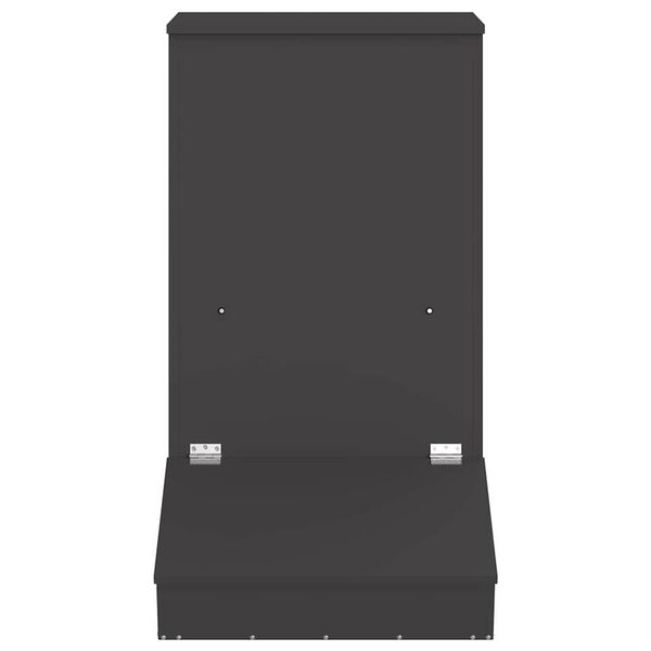 vidaXL Feeder pre prasat&aacute; Čierna 82 x 51 x 91,5 cm Studenokoľajn&aacute; oceľ