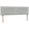 vidaXL Box Spring Posteľ s matracom Svetlosiv&aacute; 160x220 cm Zamat
