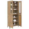 vidaXL Highboard Remeseln&yacute; dub 69,5 x 34 x 180 cm Kompozitn&eacute; drevo