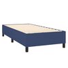 vidaXL Posteľný rám boxspring s matracom modrý 90x200 cm látka