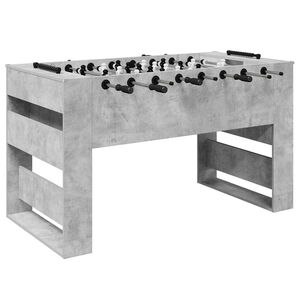 vidaXL Stoln&yacute; futbal Bet&oacute;novo Siv&aacute; 146,5 x 74 x 85 cm Kompozitn&eacute; drevo