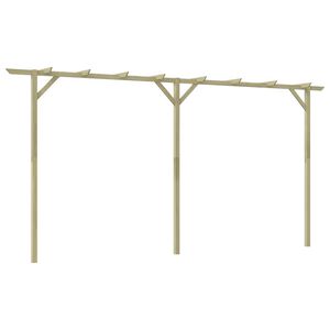 vidaXL Z&aacute;hradn&aacute; pergola 410x40x203 cm, drevo
