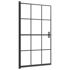 vidaXL Sprchov&yacute; k&uacute;t ESG 80x140 cm čierny