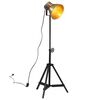 vidaXL Podlahov&aacute; lampa 25 W starožitn&aacute; mosadzn&aacute; 35x35x65/95 cm E27