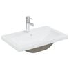 vidaXL Vstavan&eacute; um&yacute;vadlo s bat&eacute;riou 61x39x18 cm keramika biele