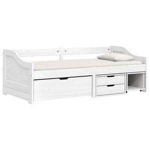vidaXL Denn&aacute; posteľ s 3 z&aacute;suvkami IRUN biela 90x200cm mas&iacute;vna borovica
