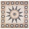 vidaXL Mosaikov&eacute; dlaždice s kvetinov&yacute;m vzorom Viacfarebn&yacute; 120 x 120 cm