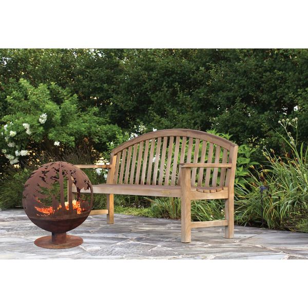 Laserom vyrez&aacute;van&eacute; prenosn&eacute; ohnisko Esschert Design, 57.5x57.5x66 cm, FF261