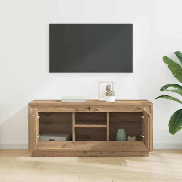 vidaXL TV skrinka Remeseln&yacute; dub 102 x 35 x 45 cm Kompozitn&eacute; drevo