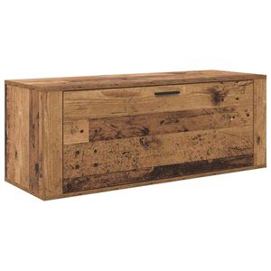 vidaXL Skriňa na top&aacute;nky 100 x 35 x 38 cm Kompozitn&eacute; drevo Star&eacute; drevo