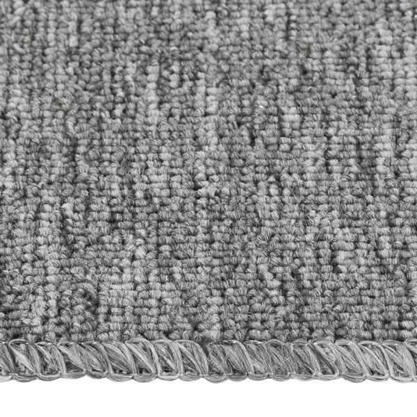 vidaXL Proti&scaron;mykov&eacute; n&aacute;&scaron;ľapy na schody 15 ks, 75x20cm, siv&eacute;, obdĺžnik