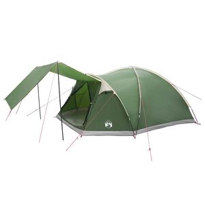 vidaXL Stan chata so strechou Zelen&aacute; Pre 8 os&ocirc;b Polyester a oceľ