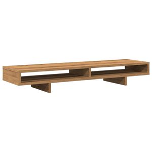 vidaXL Stojan na monitor dub artisian 100x27x15 cm kompozitn&eacute; drevo