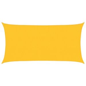 vidaXL Tieniaca plachta 160 g/m&sup2; žlt&aacute; 2x4 m HDPE