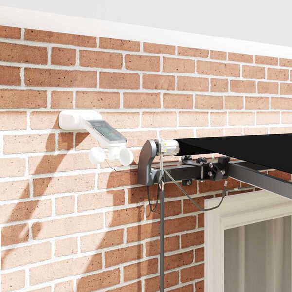 vidaXL Text&iacute;lia na slnečn&iacute;k s Čierna 300 x 250 cm Polyester