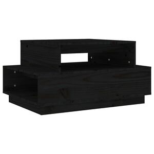 vidaXL Konferenčn&yacute; stol&iacute;k čierny 80x55x40,5 cm borovicov&yacute; mas&iacute;v