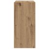 vidaXL Knižnica dub artisan 31x24x52 cm kompozitné drevo