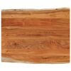 vidaXL Stolov&aacute; doska 100x80x2,5 cm obdĺžnik ak&aacute;ciov&yacute; mas&iacute;v živ&aacute; hrana