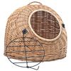 vidaXL Prepravka pre mačku 60x45x45 cm pr&iacute;rodn&aacute; vŕba
