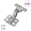 vidaXL P&aacute;nt 12 ks Niklov&aacute; 85 x 52,5 x 9,5 mm Železo