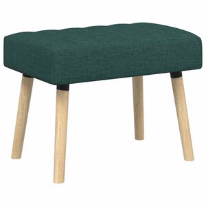 vidaXL Pruhovo pre&scaron;it&aacute; lavica Tmavozelen&aacute; 60 x 40 x 45 cm L&aacute;tka