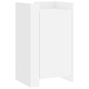 vidaXL Komoda biela 45x35x75 cm kompozitn&eacute; drevo