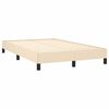 vidaXL Boxspring posteľ s matracom kr&eacute;mov&aacute; 120x190 cm l&aacute;tka